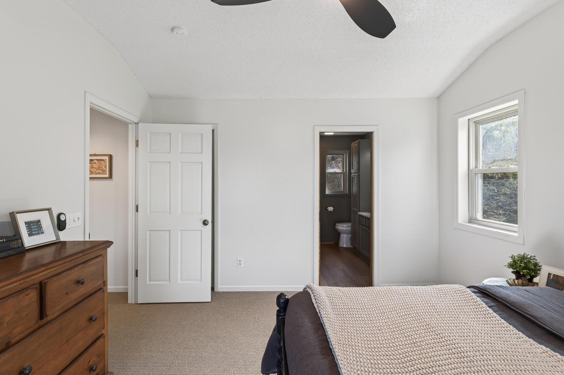 Primary BR into the Private Bathroom