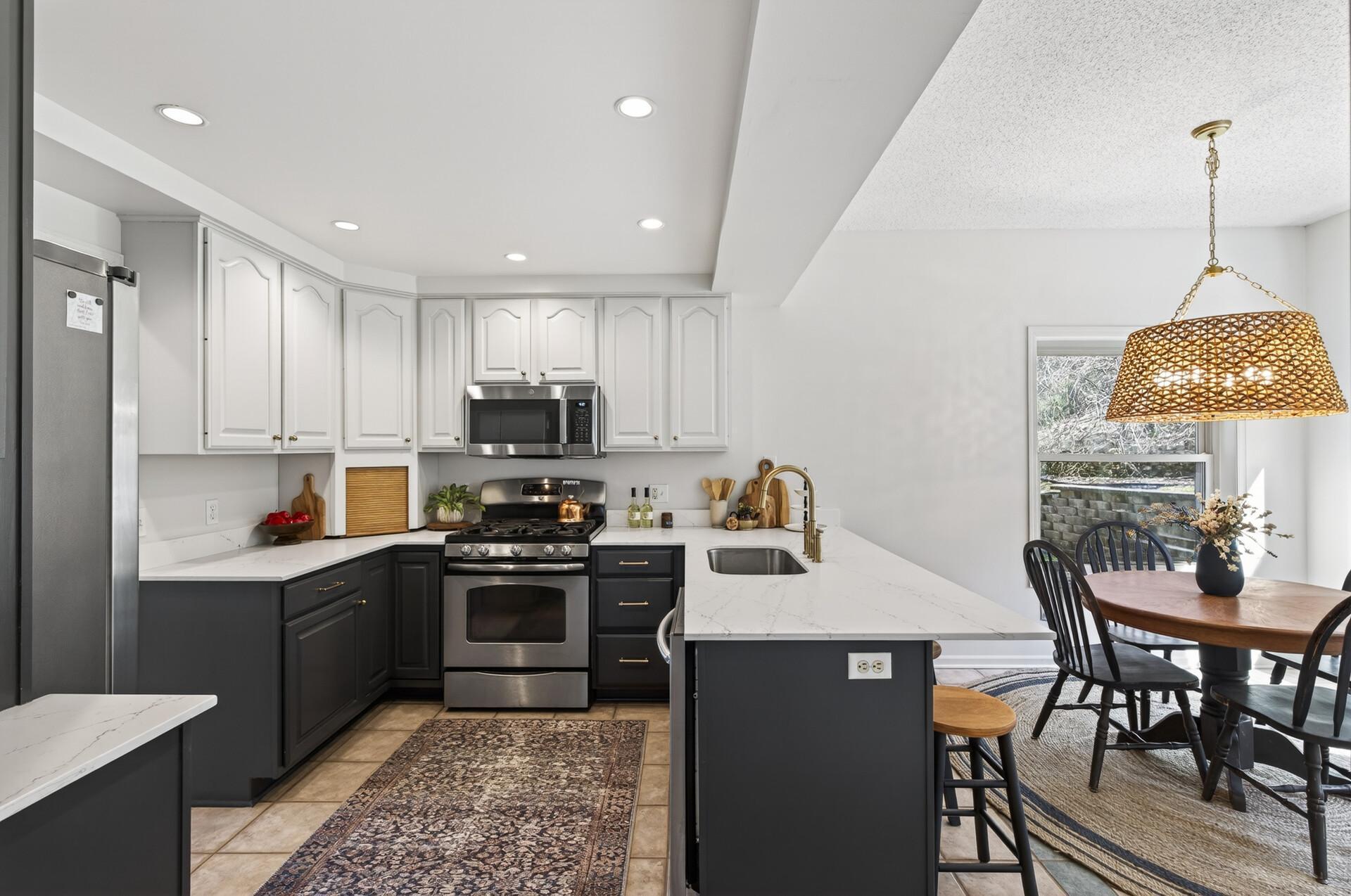 Stainless Appliances, new Sink, New Quartz counters, new lighting