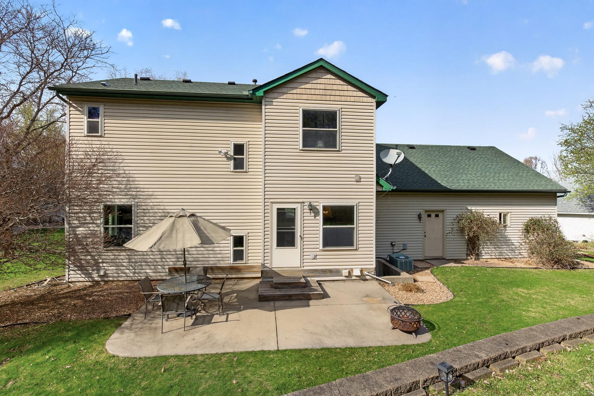 Patio area back of Home