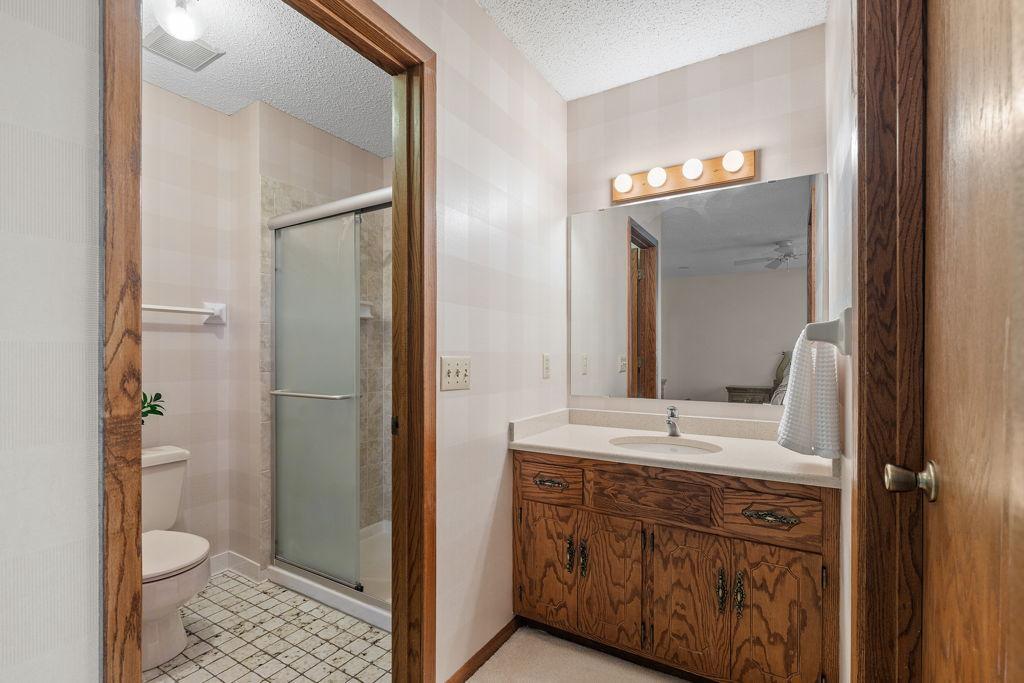 Bathroom off of bedroom 1
