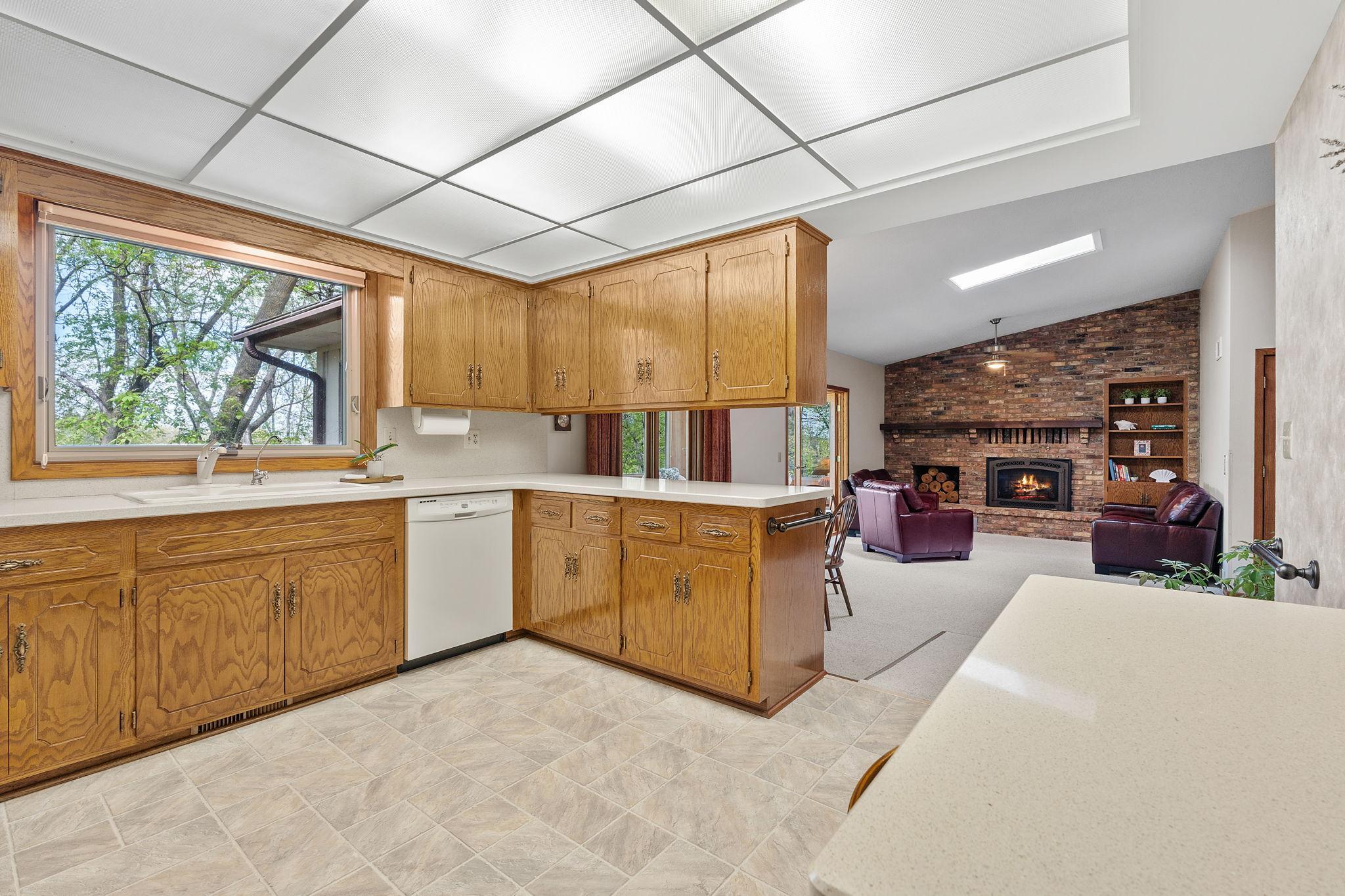 Kitchen and second living space