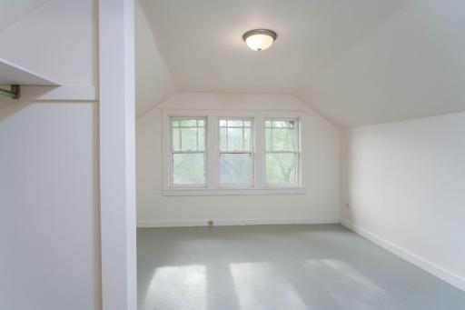 One of two good-sized bedrooms upstairs.
