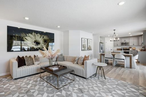 Living Room - Picture of Model Home