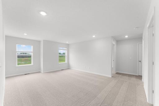 Upper level loft - giving you additional living space