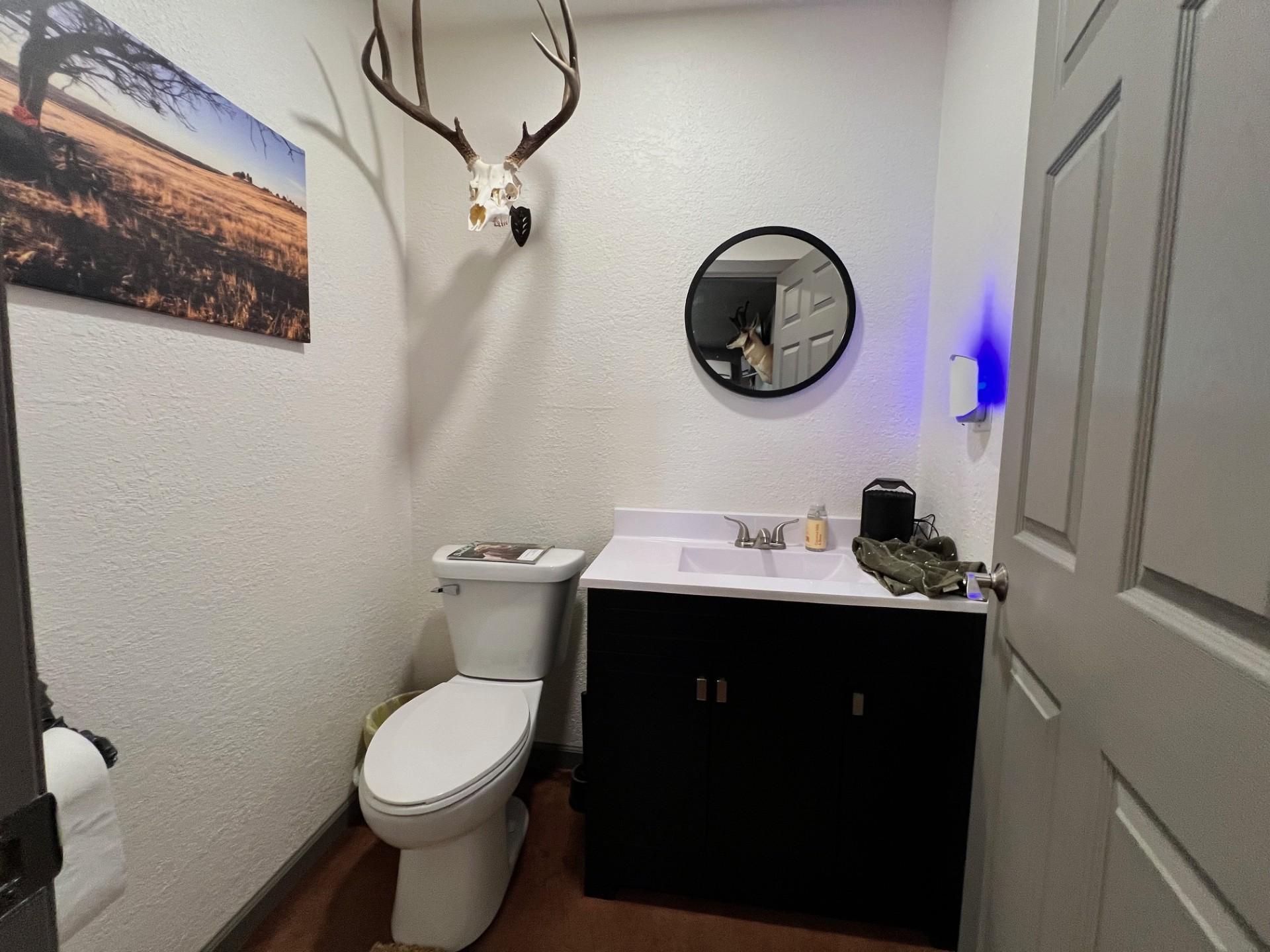 Home office bathroom