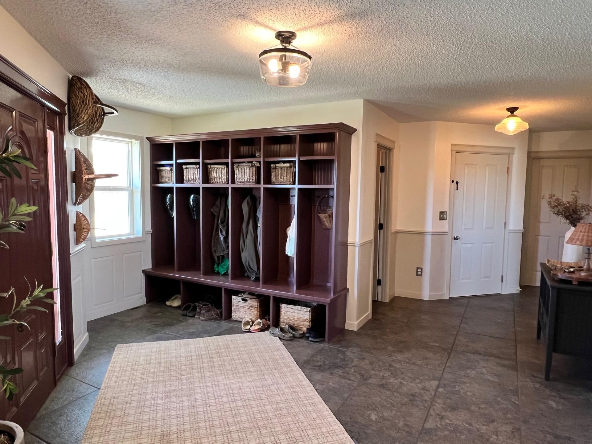 Custom built storage compartments