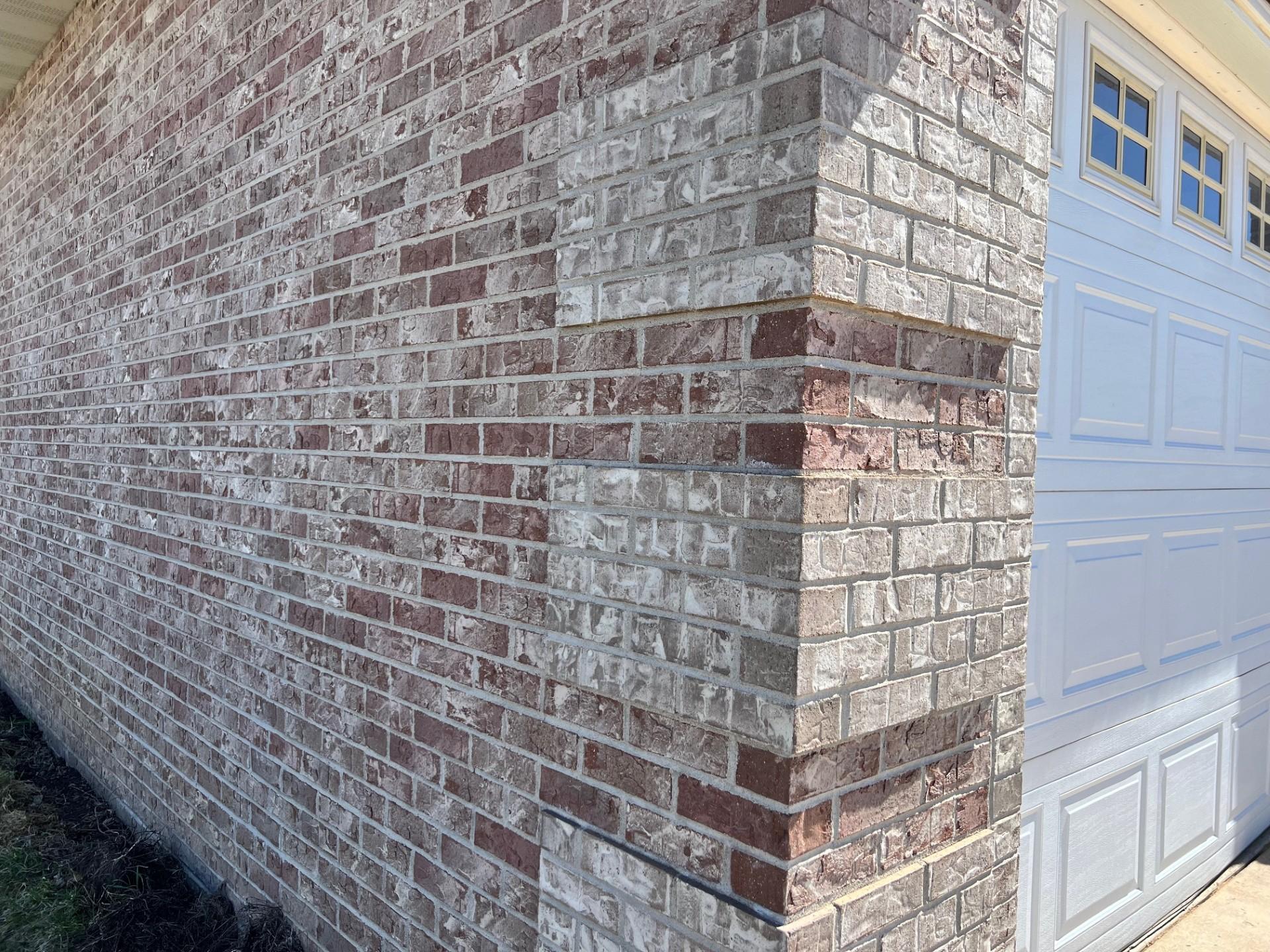 The whole house and garage are all brick