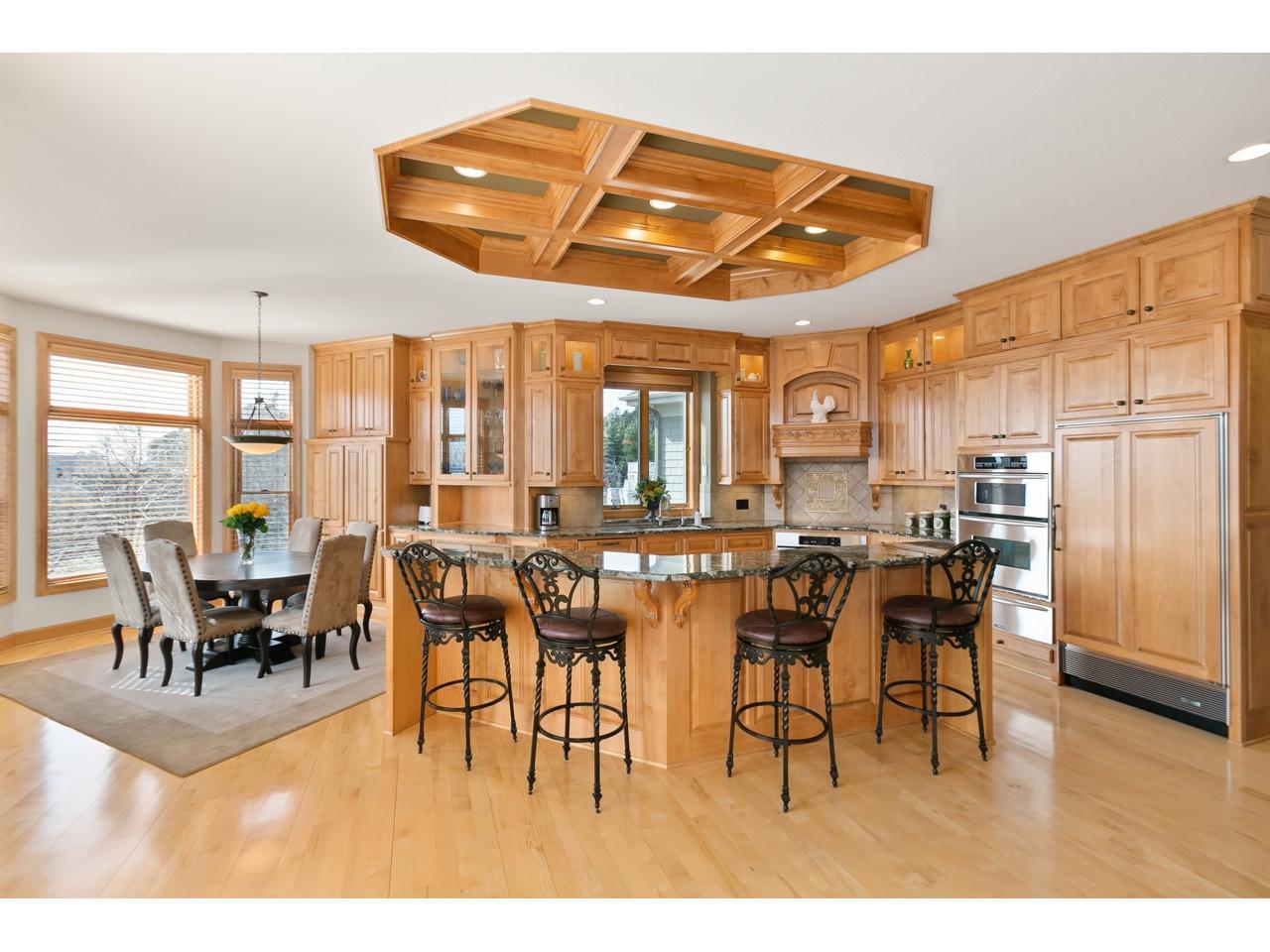 Gourmet kitchen with high-end stainless appliances, custom 4 dishwasher drawers, sub zero refrigerator, wine fridge, ice maker, water filtration and more!