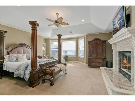 Owners suite has a door to adjoining bedroom making it the perfect layout for a nursery