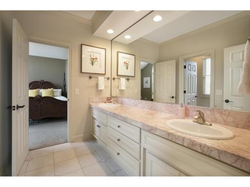 Double sink Jack n Jill bathroom