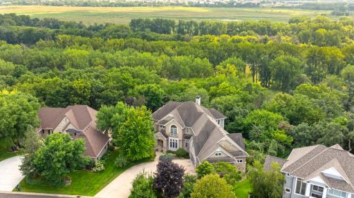 Photo for 10689 Sonoma Ridge, Eden Prairie, MN 55347 - listing #7058830 Custom two-story by Wooddale Builders with unparalleled south-facing views overlooking the Minnesota River Valley. Professionally landscaped yard features orchard fruit trees (9 apple, 4 apricot & 5 pear)