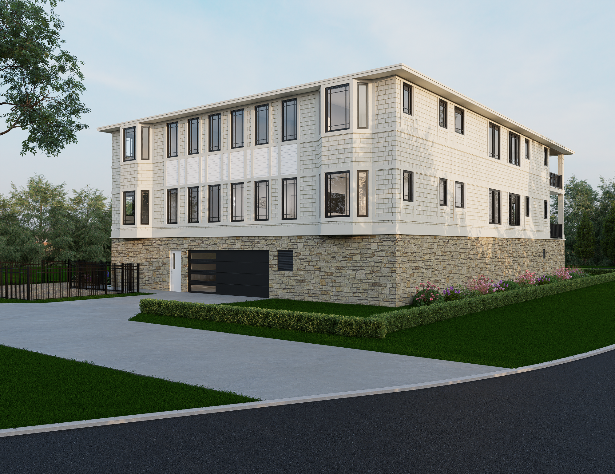 These are renderings of the home, finishes can be changed.