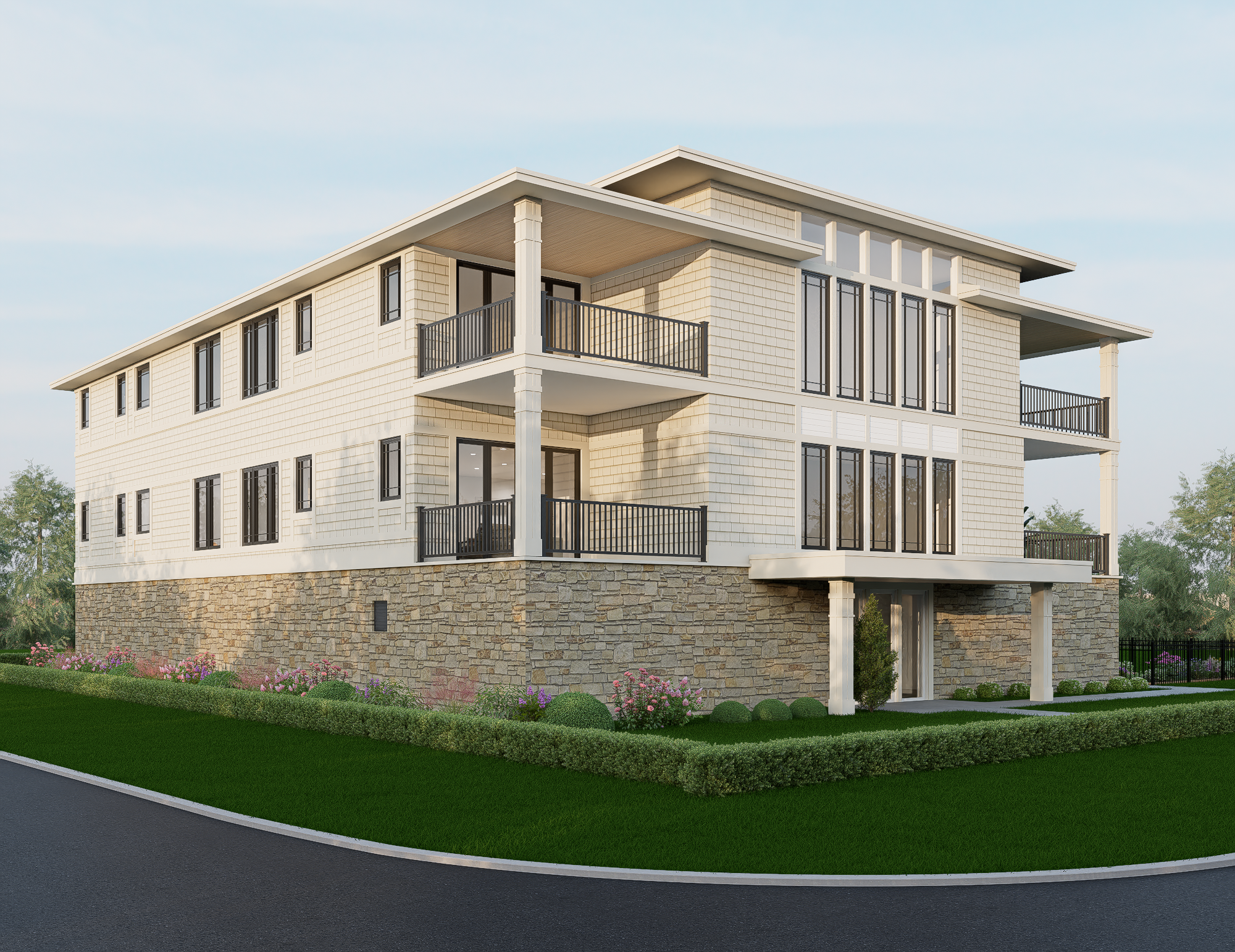 These are renderings of the home, finishes can be changed.