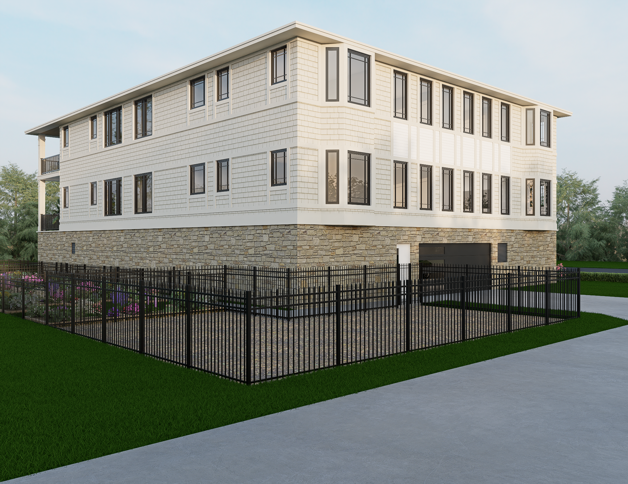 These are renderings of the home, finishes can be changed.