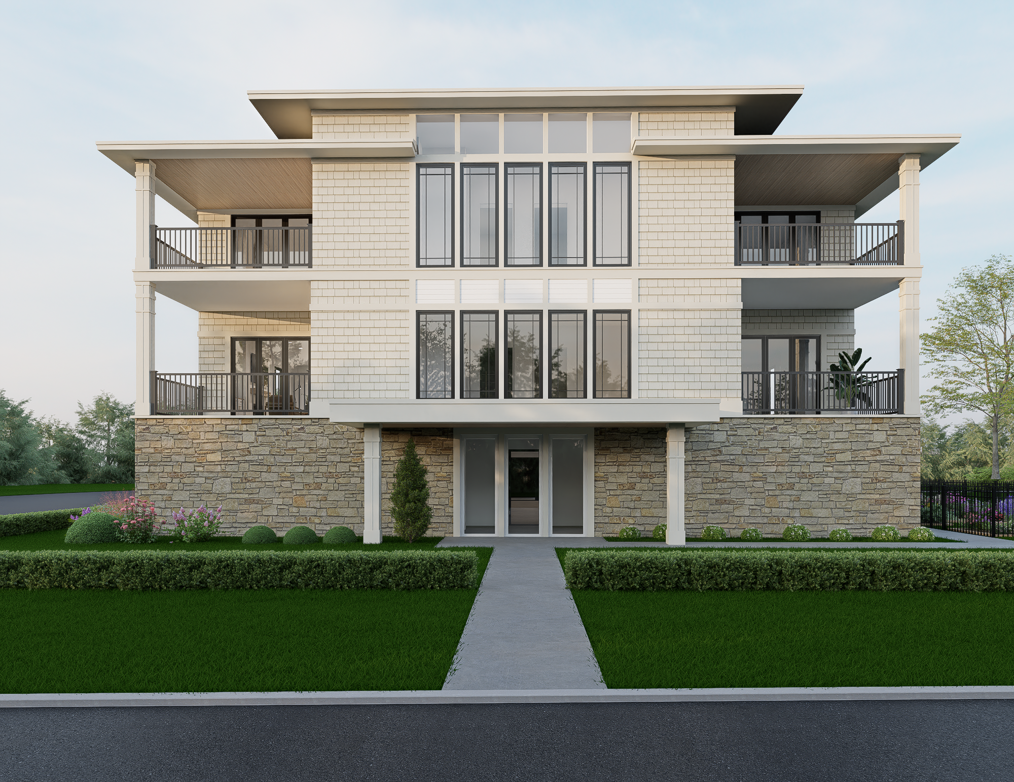 These are renderings of the home, finishes can be changed.