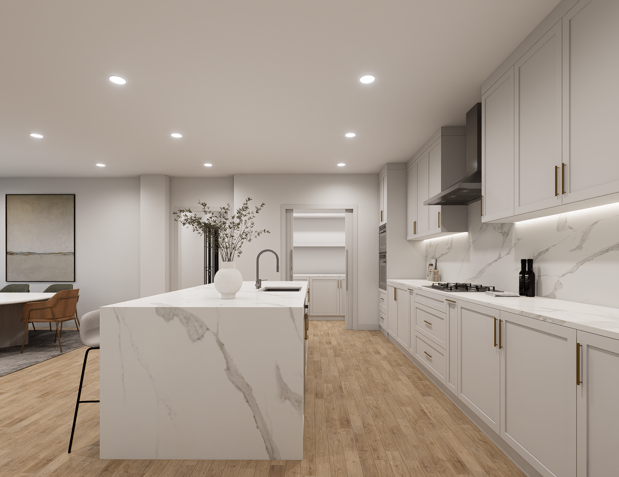 These are renderings of the home, finishes can be changed.