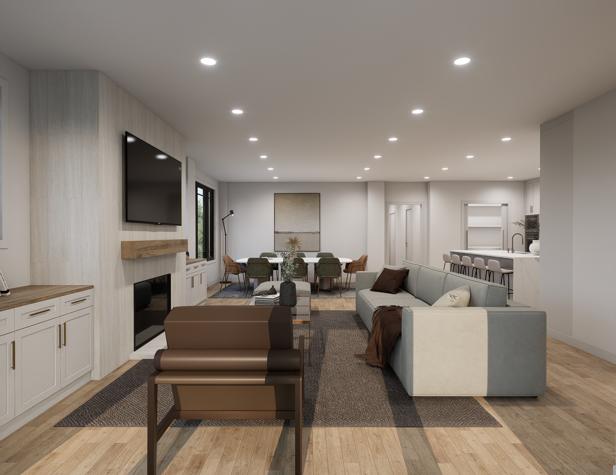 These are renderings of the home, finishes can be changed.