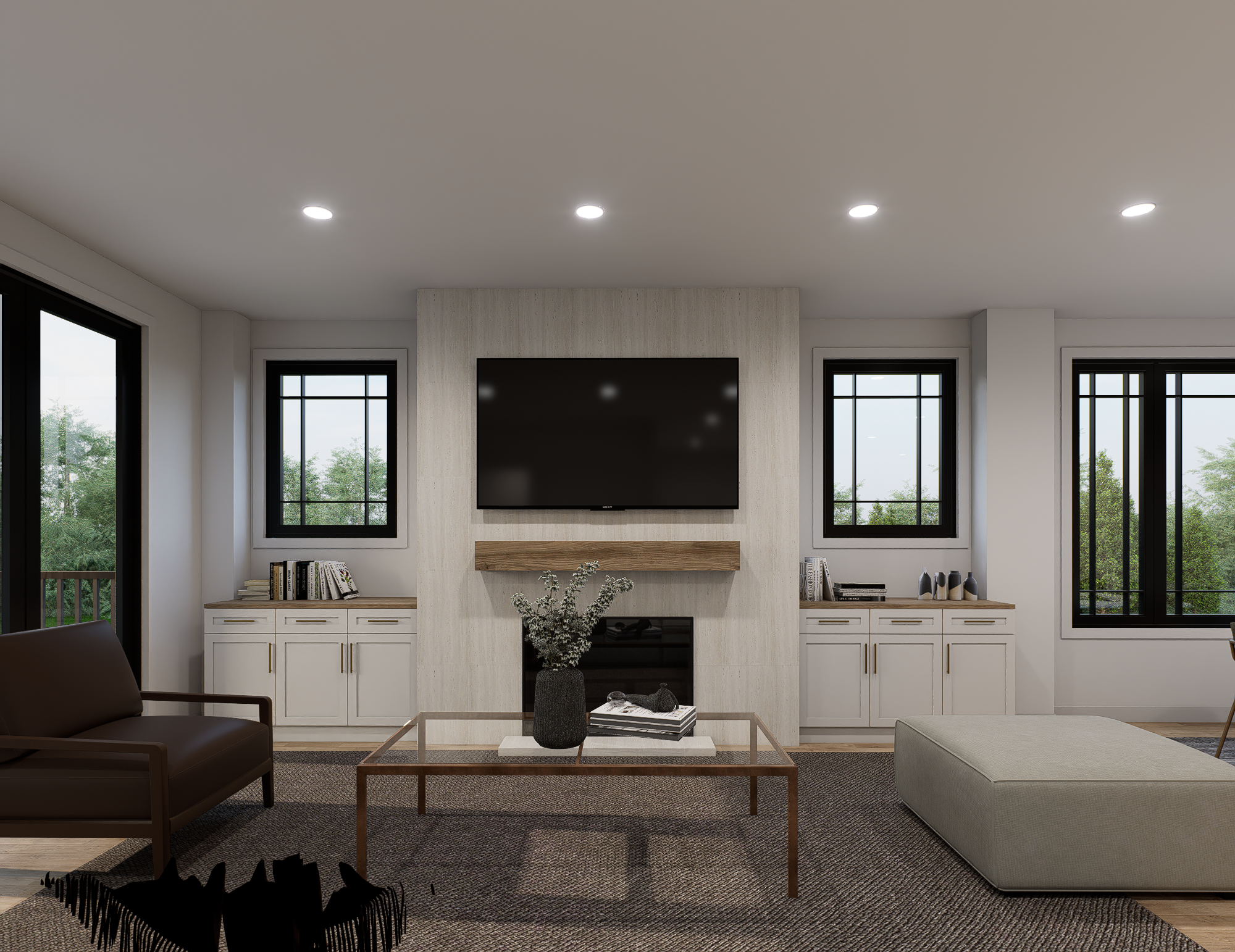 These are renderings of the home, finishes can be changed.
