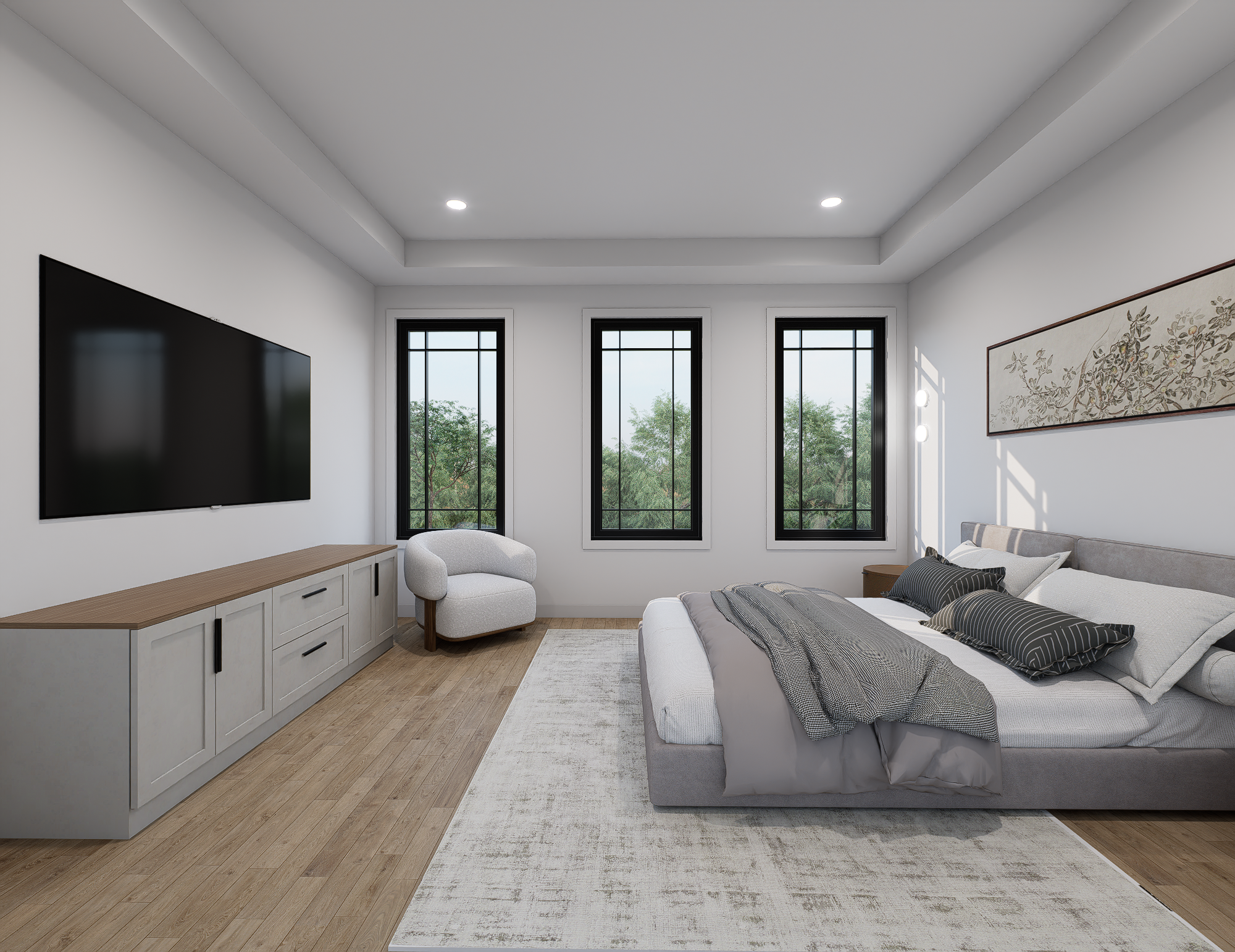 These are renderings of the home, finishes can be changed.