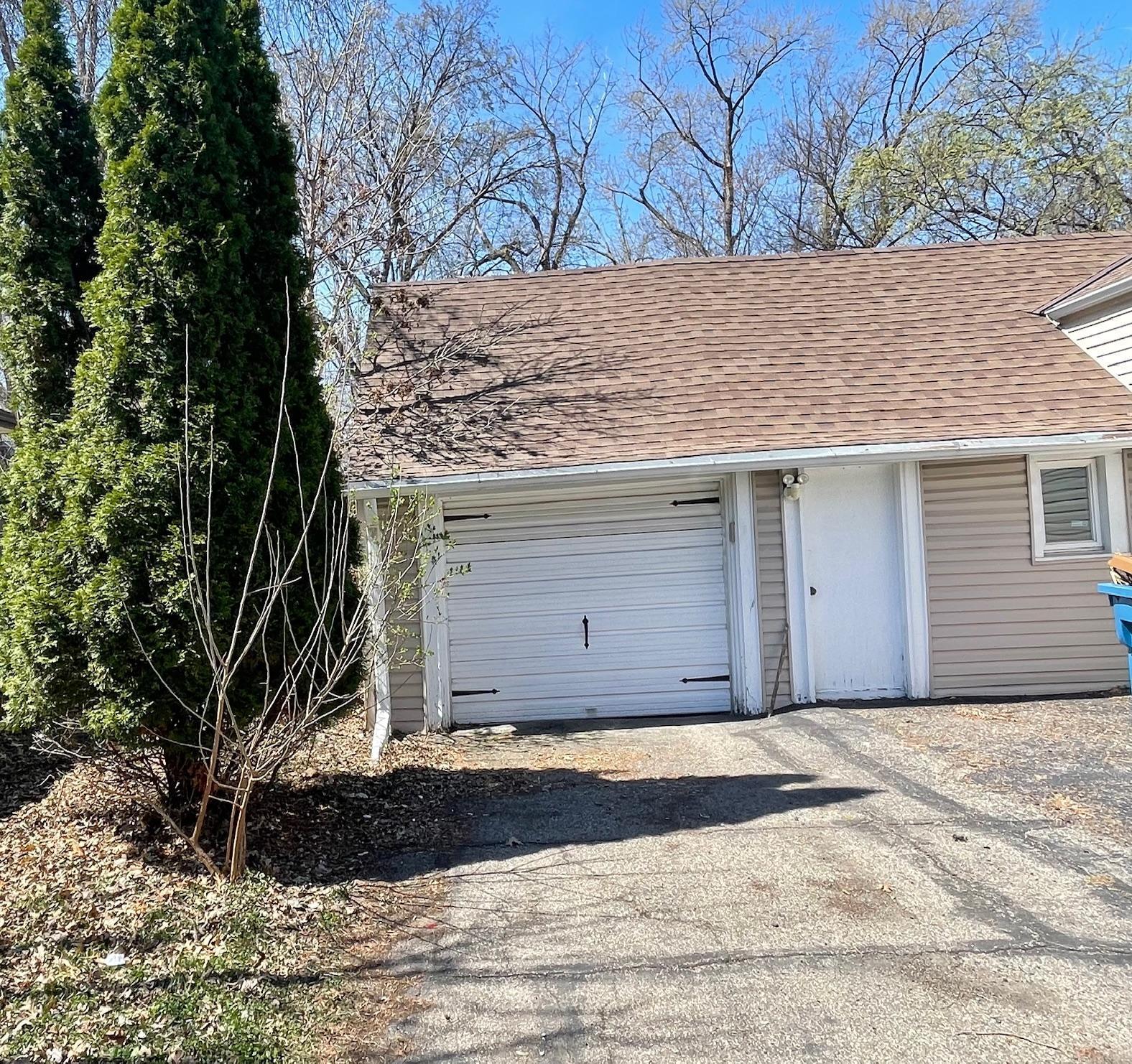 One car attached garage