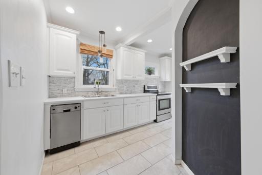 Look at this kitchen, stainless steel, backsplash updated kitchen
