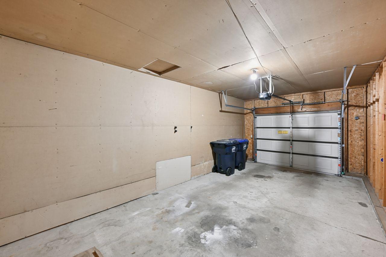 Attached garage space
