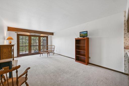 Living room is comfortable for daily relaxation and entertaining guests