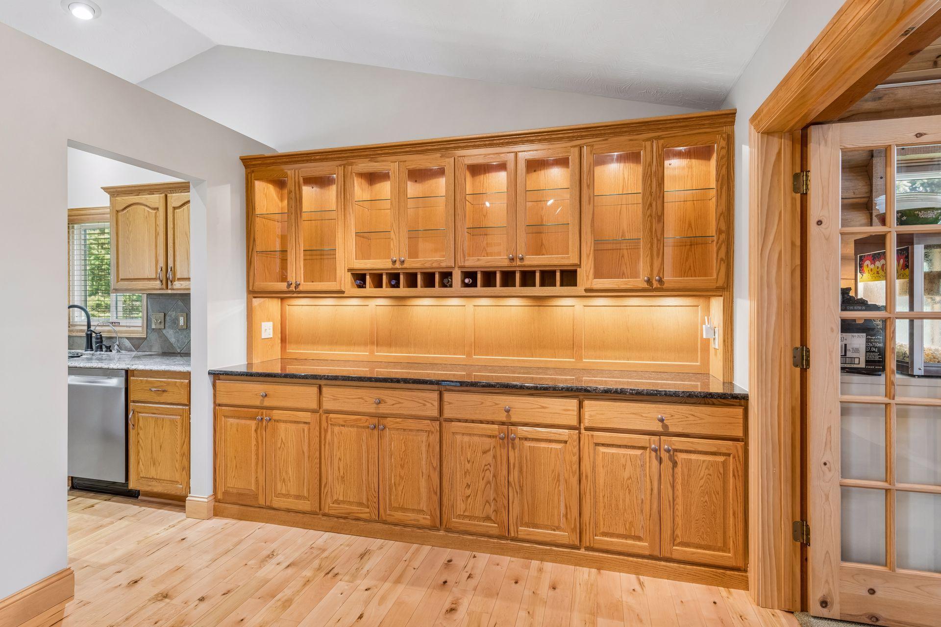 You can never have enough counter and cabinet space!
