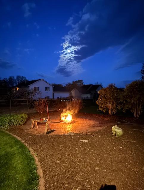Beautiful fire pit area