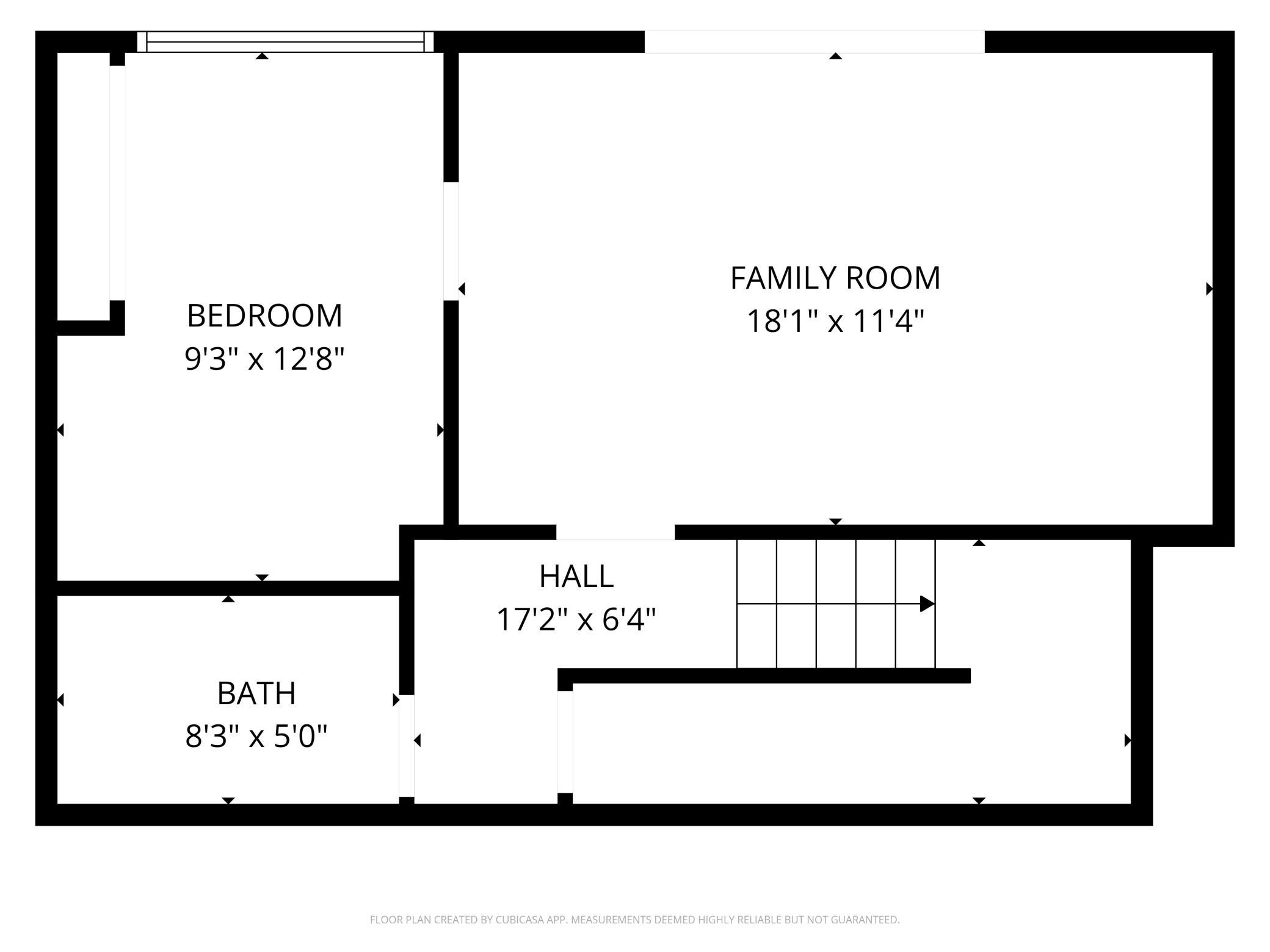 Lower level floorplan.