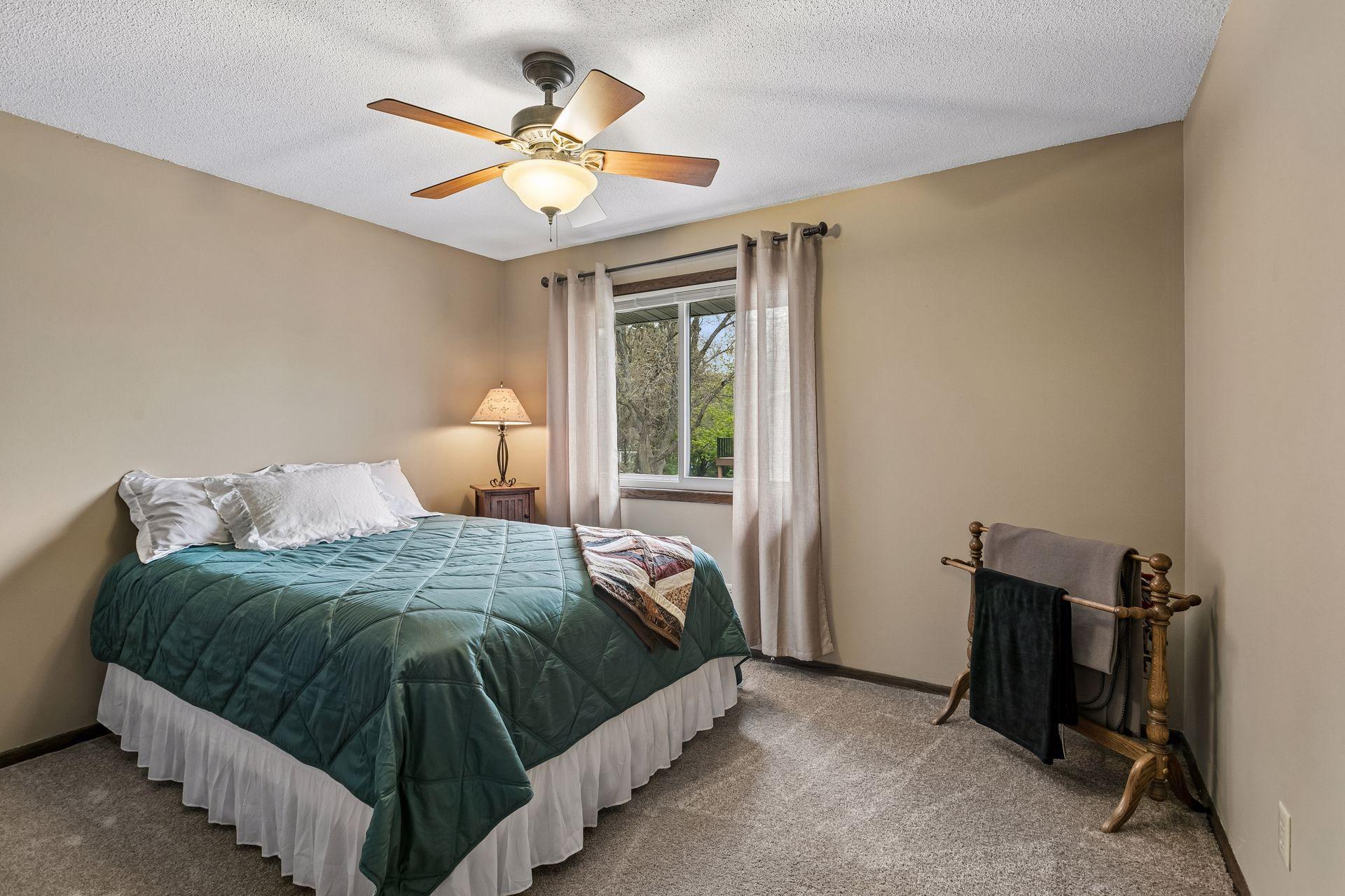 Bedroom two on the upper level.