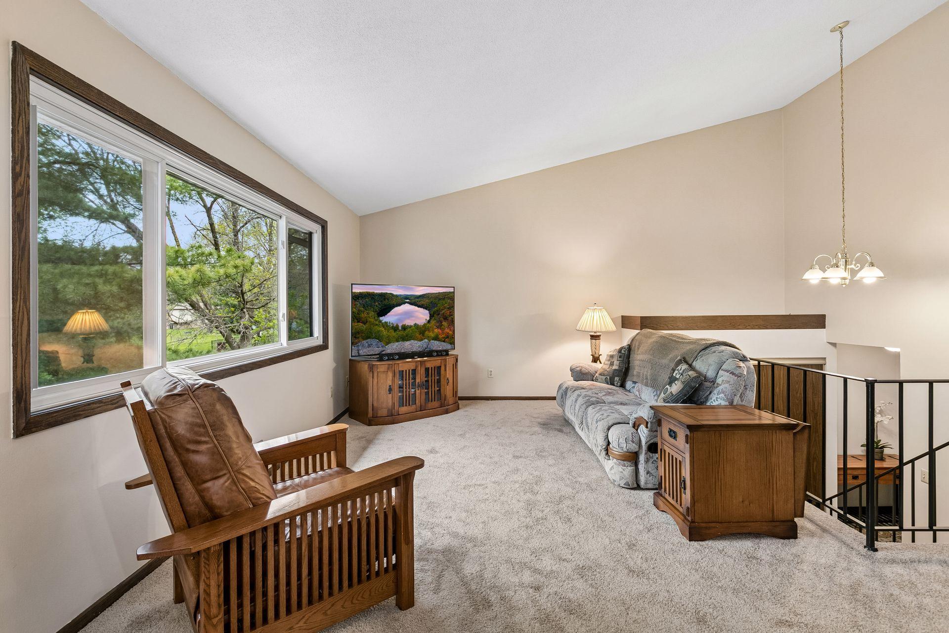 The vaulted ceilings here create a real open feel.