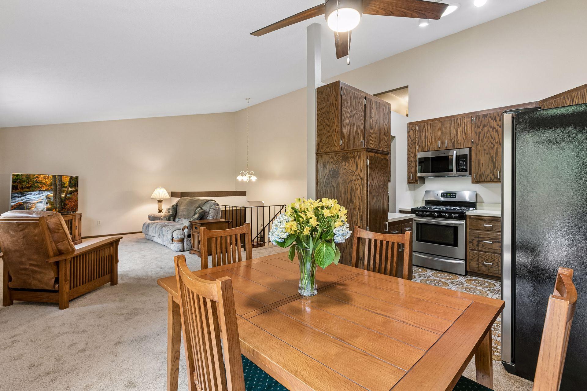 The main floor flows together seamlessly.