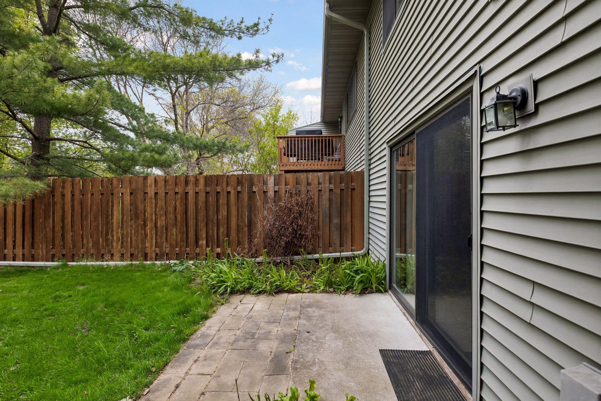 So handy to have a walk out door leading to your backyard area.