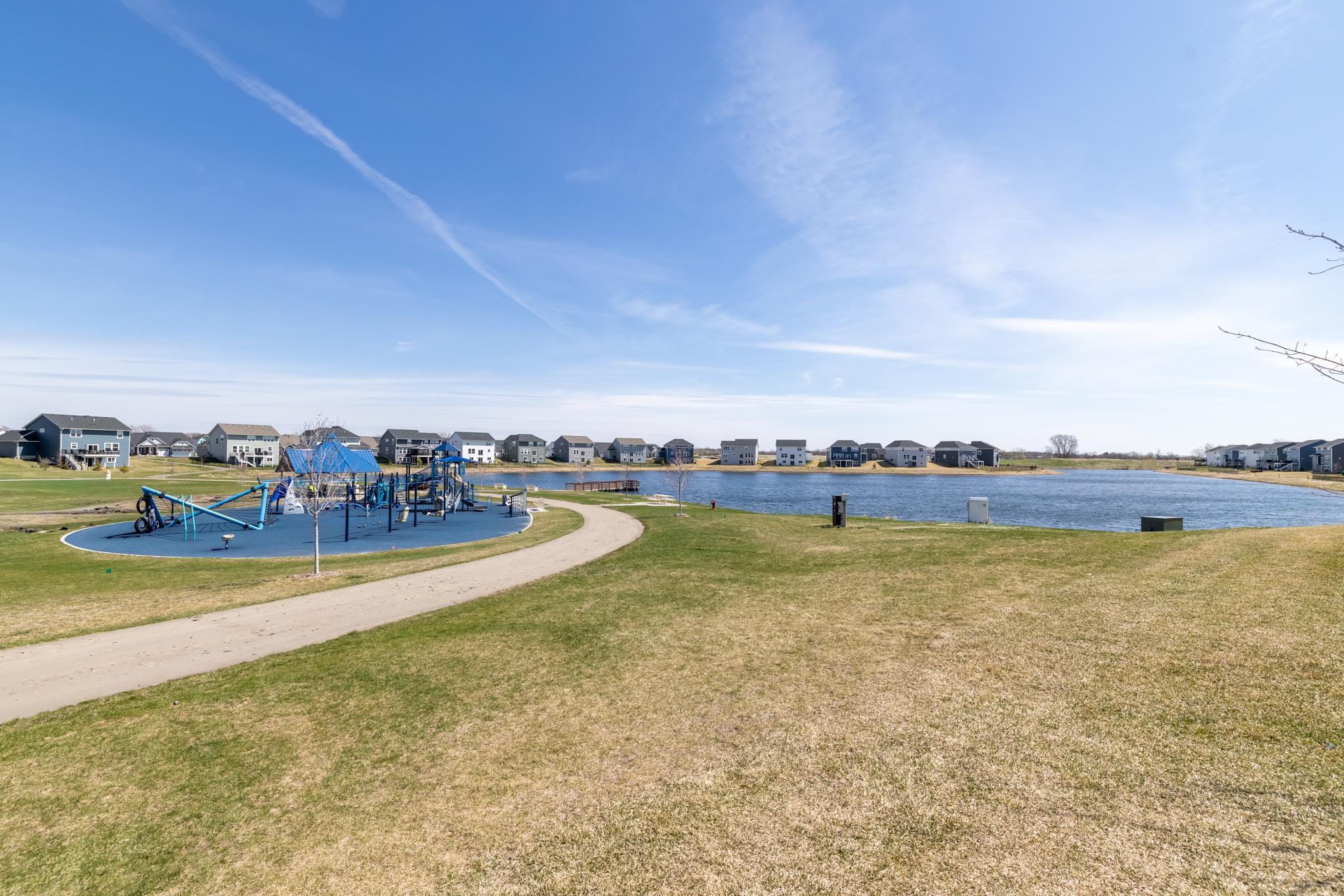 Shared Park & Pond with Dock