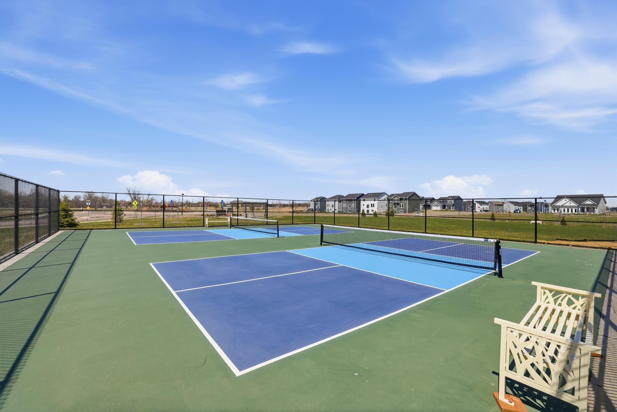Shared Pickleball Court