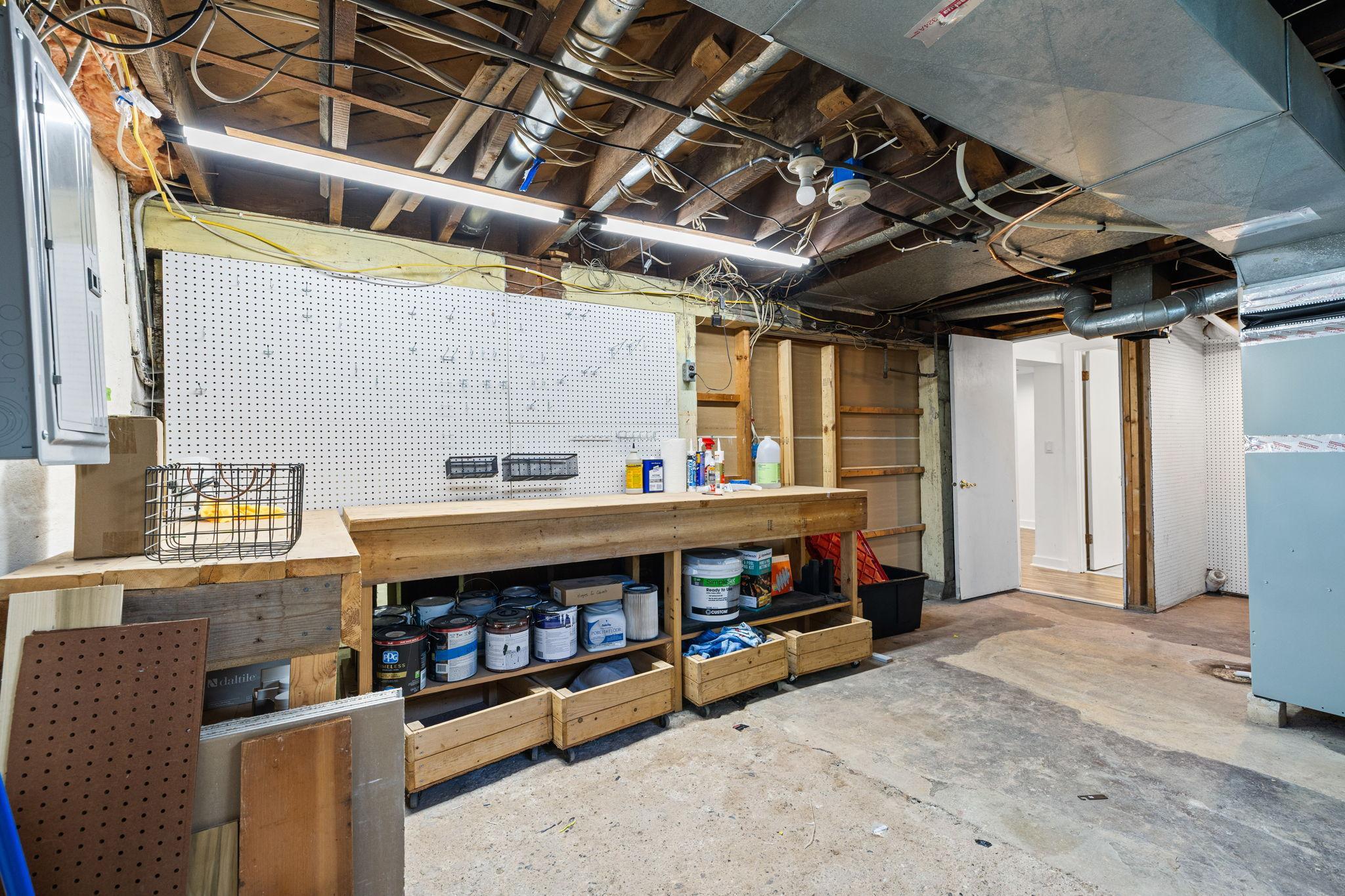 Workshop area