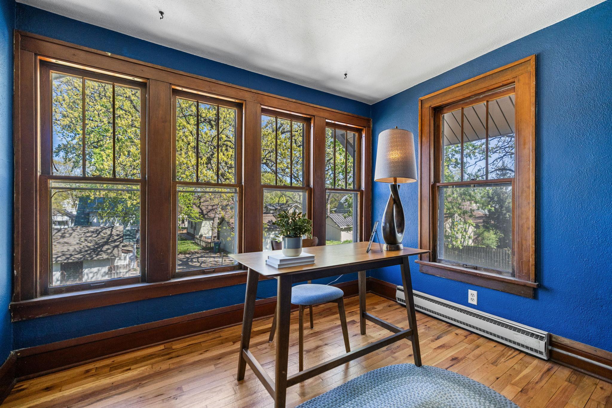 Office located off the upstairs primary bedroom
