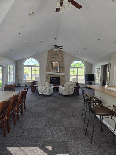 Community room, can be enjoyed anytime, or rented for private gatherings.
