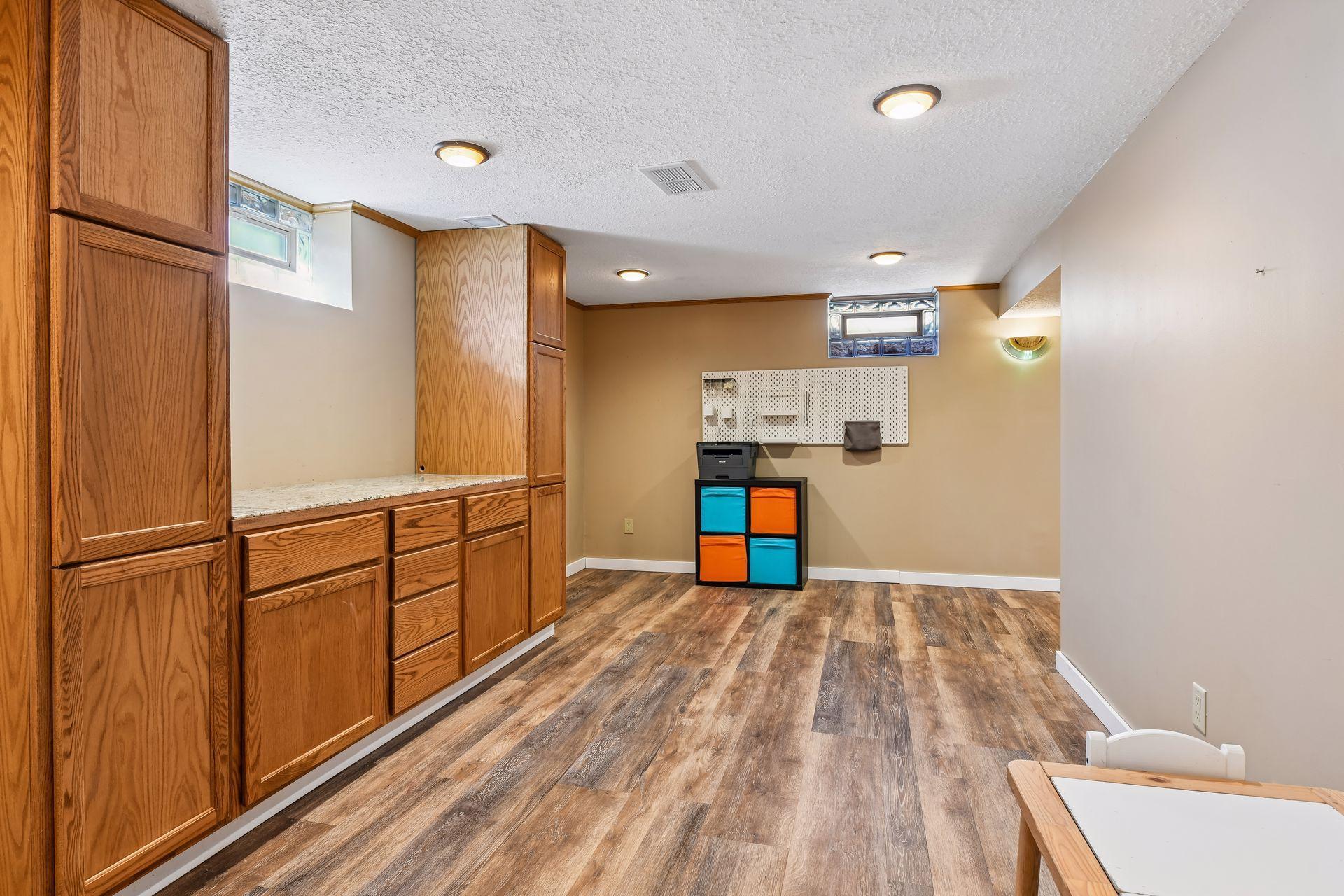 Lower level family room