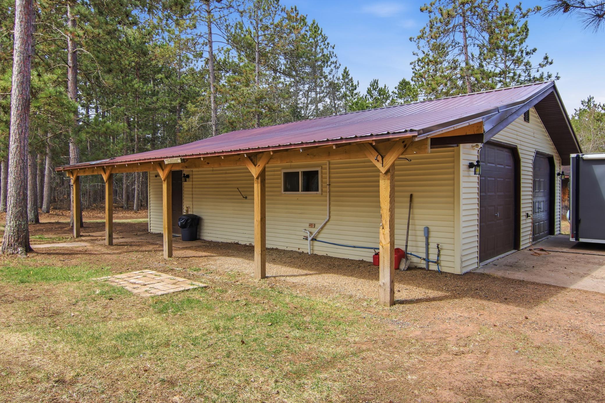 3 stall heated garage