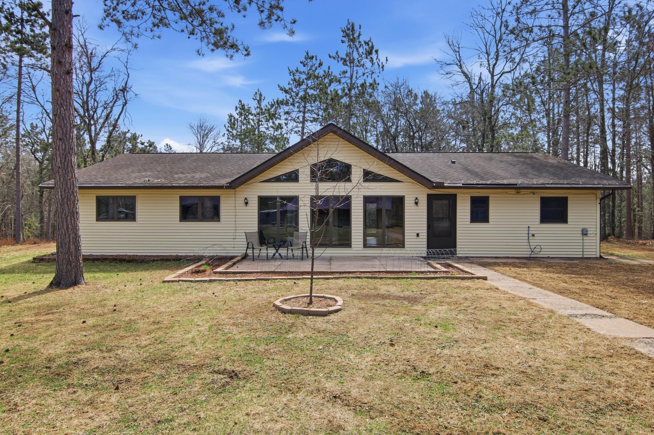 Front view and Patio