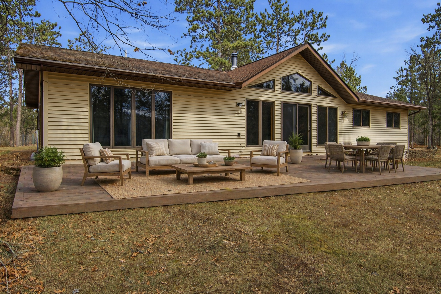 Virtually Staged for deck potential!