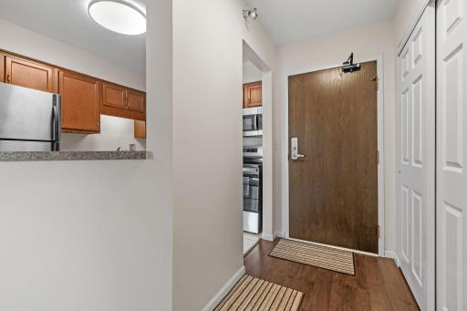 Front Entry with large closets and new LED lights