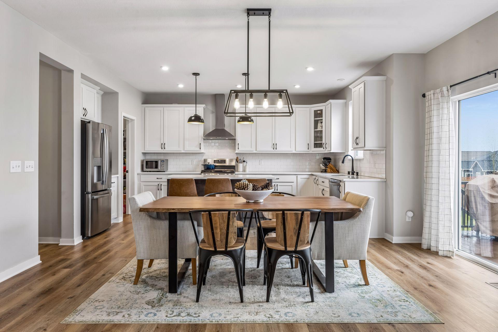 Easily fit a table for 6-8!