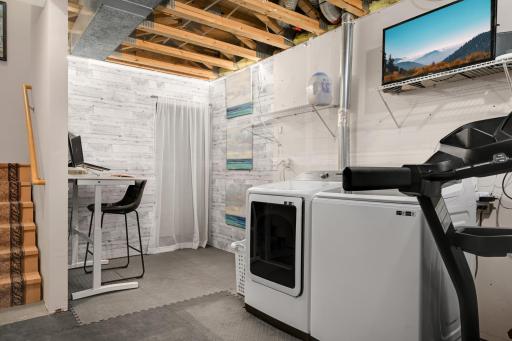 laundry/mud room entry level of the attached garage.