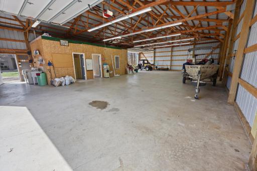 Shed with extra bedroom