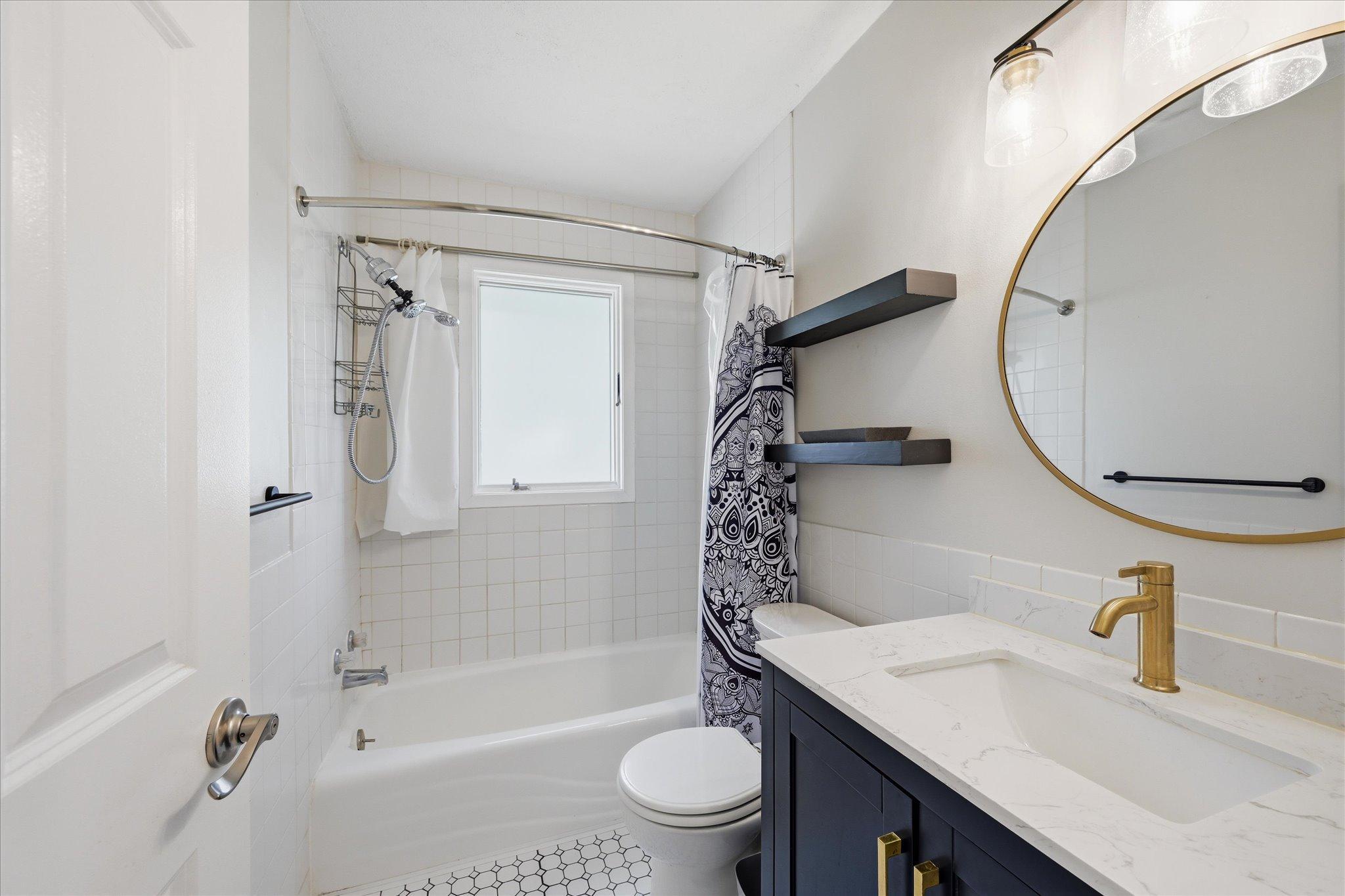 Main level full bathroom