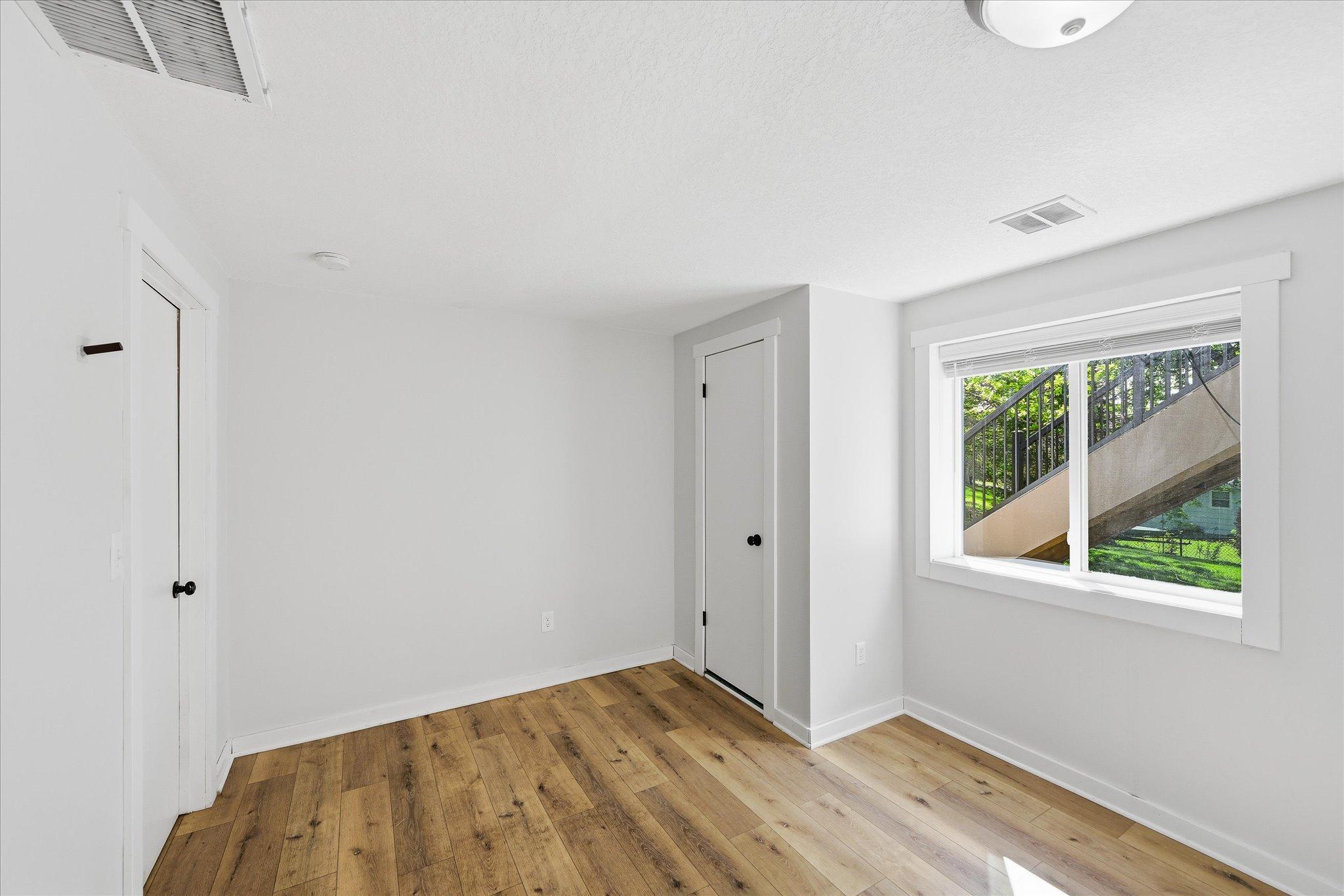Lower level bedroom