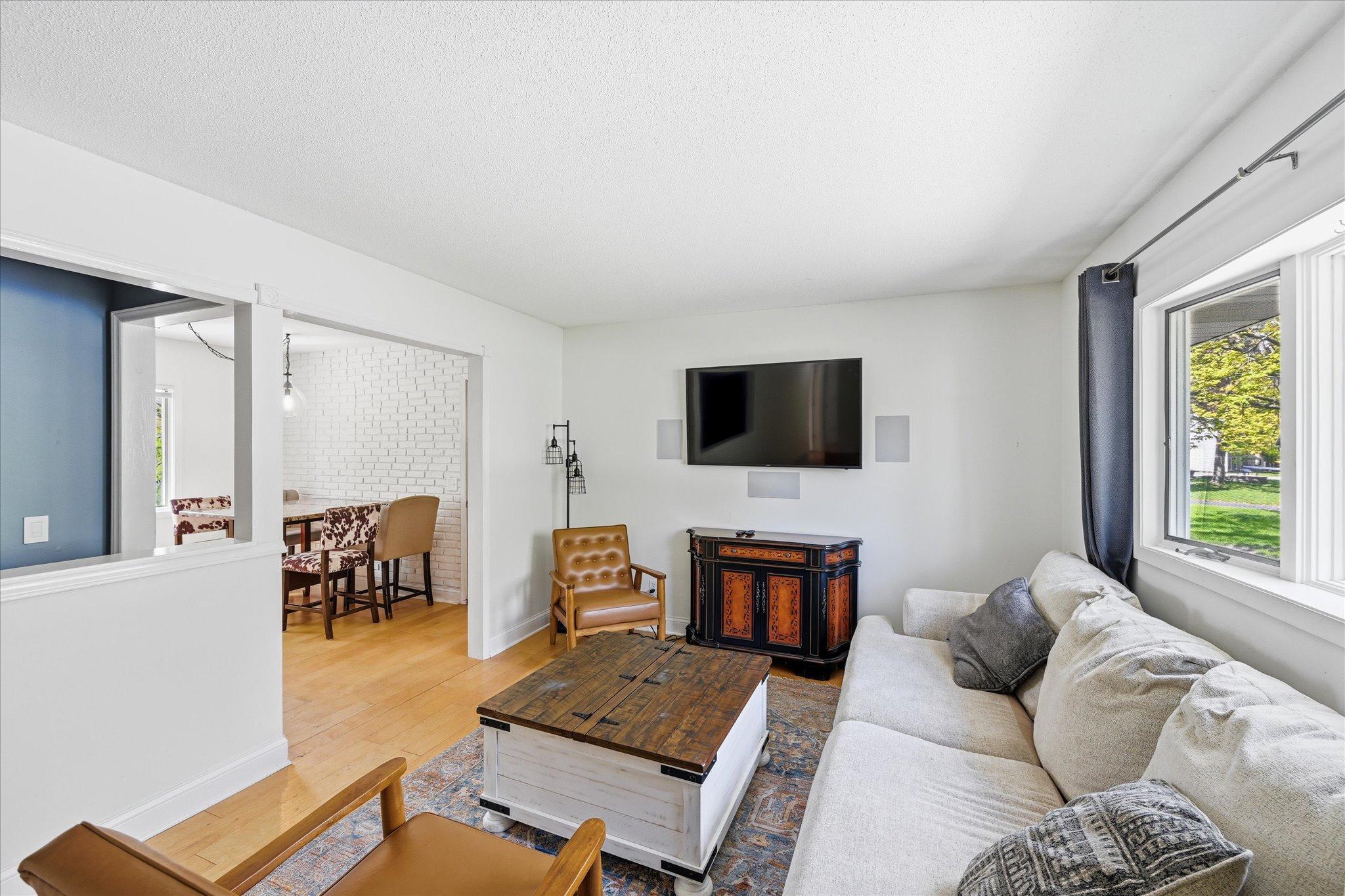 Great living space filled with warmth and character